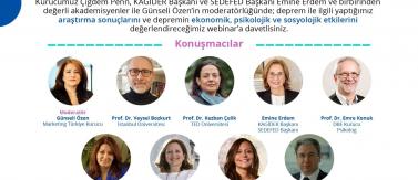 Prof. Dr. Kezban Çelik, depremin sosyolojik etkileri üzerine konuşma yaptı