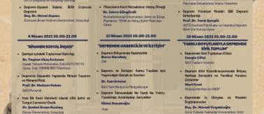 Prof. Kezban Çelik, Deprem Sosyolojisi Açık Ders Programı'nda seminer verdi