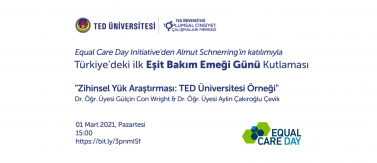 Equal Care Day Event from TEDU Center for Gender Studies