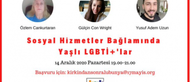 Our Faculty Member, Dr. Gülçin Con Wright was a Speaker at the 'Elderly LGBTI + in the Context of Social Services' organized by May 17 Association