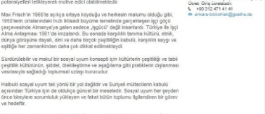 Professor Dr. Kezban Çelik was at Goethe Institut on 8 March 2019.